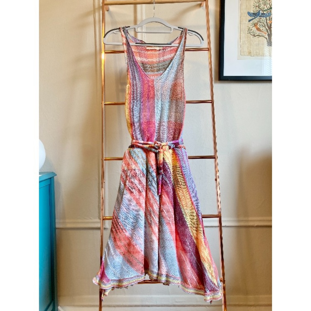 Cecilia Prado Rainbow Knit Dress